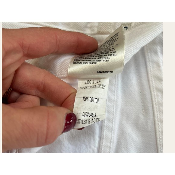 Citizens of Humanity MARLEE White Denim Relaxed Taper Jeans | Sz 27 - Picture 7 of 11